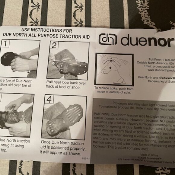 Due North All-Purpose Shoe Traction Aids - Picture 4 of 5